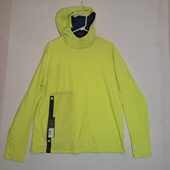 Greyson Hoodie Mens Yellow Cokato Sport Light Stretch Golf Pullover Radium Large - Picture 3 of 10